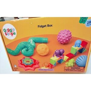 Gigglescape Fidget Box Kids 28pc Multicolor New Sensory Fine Motor Toy Set 3+